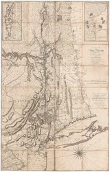 Et kort over New York af Montresor