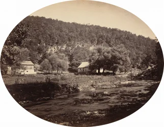 At Bedford Springs,c. 1866 (photo)