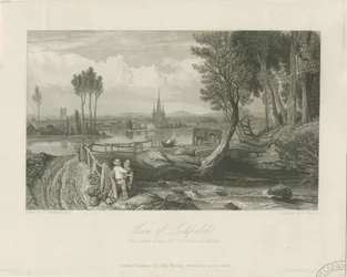 Lichfield - Eastview: stålgravering, og [c 1835] (tryk)