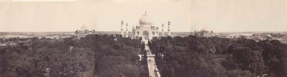 [Taj Mahal fra porten], januar-marts 1864.