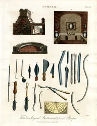 Kirurgiske instrumenter og artefakter fra Pompeji