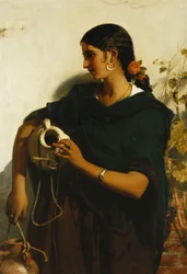 En sigøjnerisk vandbærer fra Sevilla, 1855