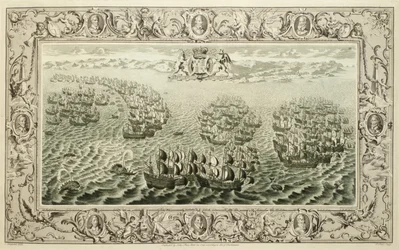 Armada (gravering fra et gobelin), 1739