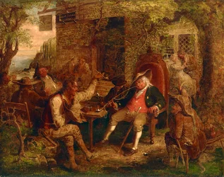 Wolfert Webber på kroen (Wolfert Webbers gyldne drøm) 1857 (Olie på lærred)