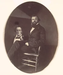 John R. Johnston med maleri