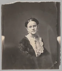 Mrs. John R. Johnston, før 1857.