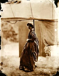 Portræt af Jane Morris (1839-1914) 1865 (albumin print) (se også 265088)