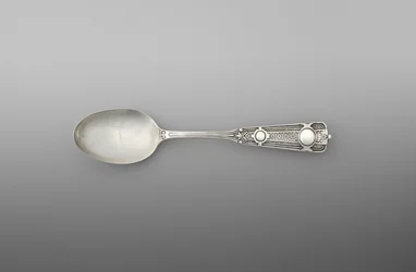 Teske (en af et par), ca. 1860-90 (sølv)