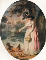 Rustik beskæftigelse, c1700-tallet, 1916