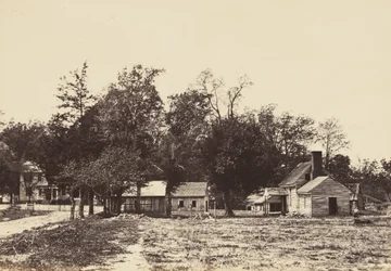 Mechanicsville, Virginia., april 1865 (albumintryk monteret på vævet papir)