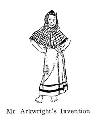 Spinder Jenny, ugift tekstilarbejderpige, hr. Arkwrights opfindelse