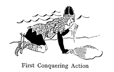 William Erobreren, ved ankomsten til England