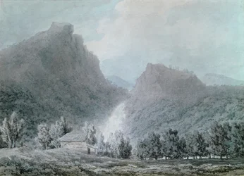 The Falls of Lodore (wc på papir)