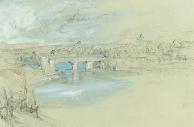 Broen over Rheinfelden, Schweiz