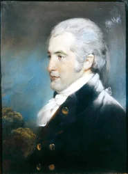 Portræt af David Russell (pastel) (se 237871 for par)