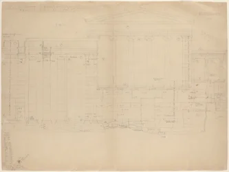 Erechtheum, West Elevation [venstre halvdel]