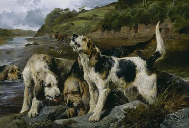 Odderjagt eller på duften, 1881