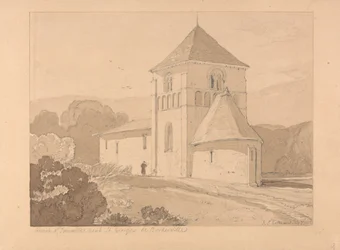 Church of Yainville, nær Saint Georges de Boscherville, Normandiet