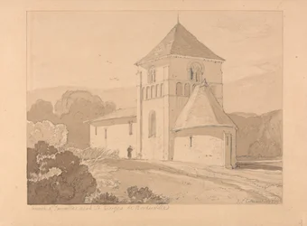 Kirken i Yainville, nær Saint Georges de Bocherville, Normandiet