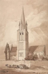 Douvres Kirke, Normandiet