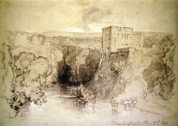 Framlingham: slottet og floden