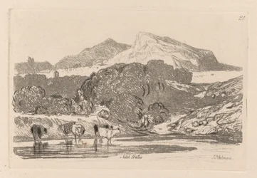 Liber Studiorum: Plade 21, Udsigt i North Wales