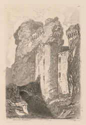 Liber Studiorum: Plade 24, Ragland Castle, Monmouthshire