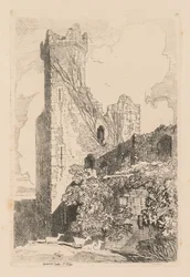 Studiebog: Plade 32, Caernarvon Castle, N. Wales
