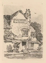 Liber Studiorum: Plade 41, House at Bristol, 1838