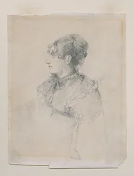 Portræt af Mrs Parr(?), søster til Mrs John Sell Cotman, kaldet 