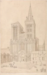 Sankt Peter i Lisieux, Normandiet: Vestfronten