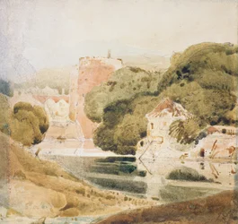 The Water Gate, York (akvarel på papir)