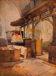 Trentham kirke, c1810