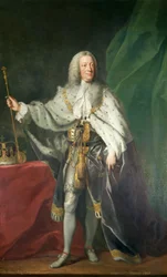 Portræt af kong George II, 1758