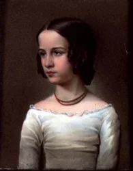 Miniature af Sarah Simpson på 12 år