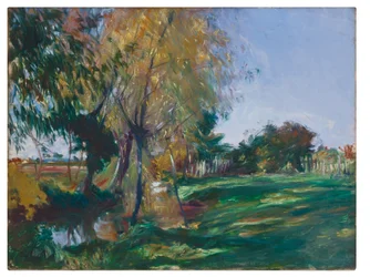 At Broadway, ca. 1885 (olie på lærred)
