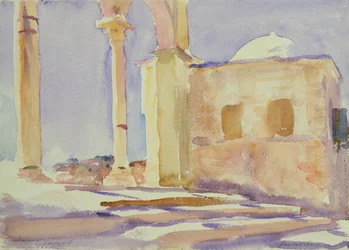 Klippekuplen, Jerusalem (wc på papir)