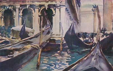 Gondoler ved Piazzetta, c1904, 1925.