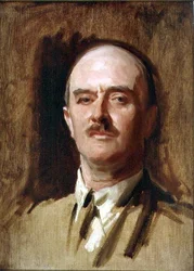 Portræt af feltmarskal Viscount Allenby (1861-1936) (olie på lærred)