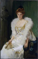 Portræt af Mrs. Charles Beatty Alexander