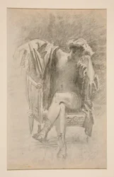 Siddende figur