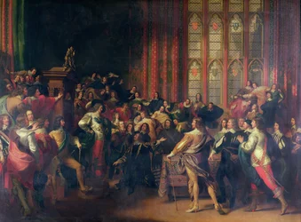Charles I (1600-49) krævede de fem medlemmer i Underhuset i 1642