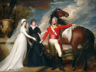 Oberst William Fitch og hans søstre Sarah og Ann Fitch, 18001801.