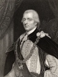 George John Spencer, 2. Earl Spencer, graveret af B. Holl (1808-84), fra 
