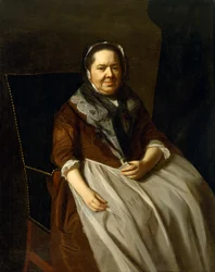 Portræt af fru Paul Richard, født Elizabeth Garland (1700-73) 1771