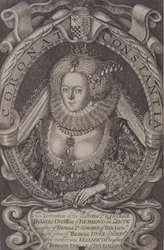 Frances, hertuginde af Richmond (1578-1639) fra Generall Historie of Virginia, 1624