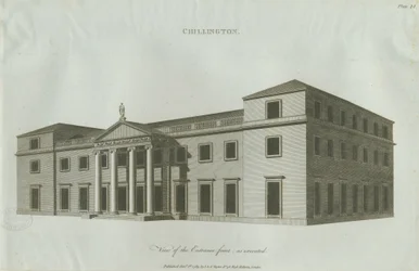 Chillington Hall: engraving, 1789dani