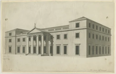 Chillington Hall: penne- og laveringstegning, udat. [?1780