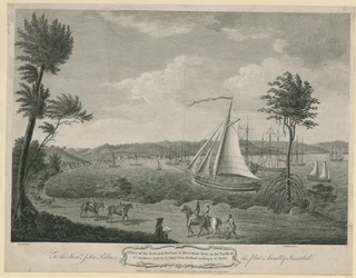 En udsigt over byen og havnen i Montego Bay, i Parish of St. James