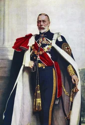 Portræt af George V, regent af Hosebåndsordenen